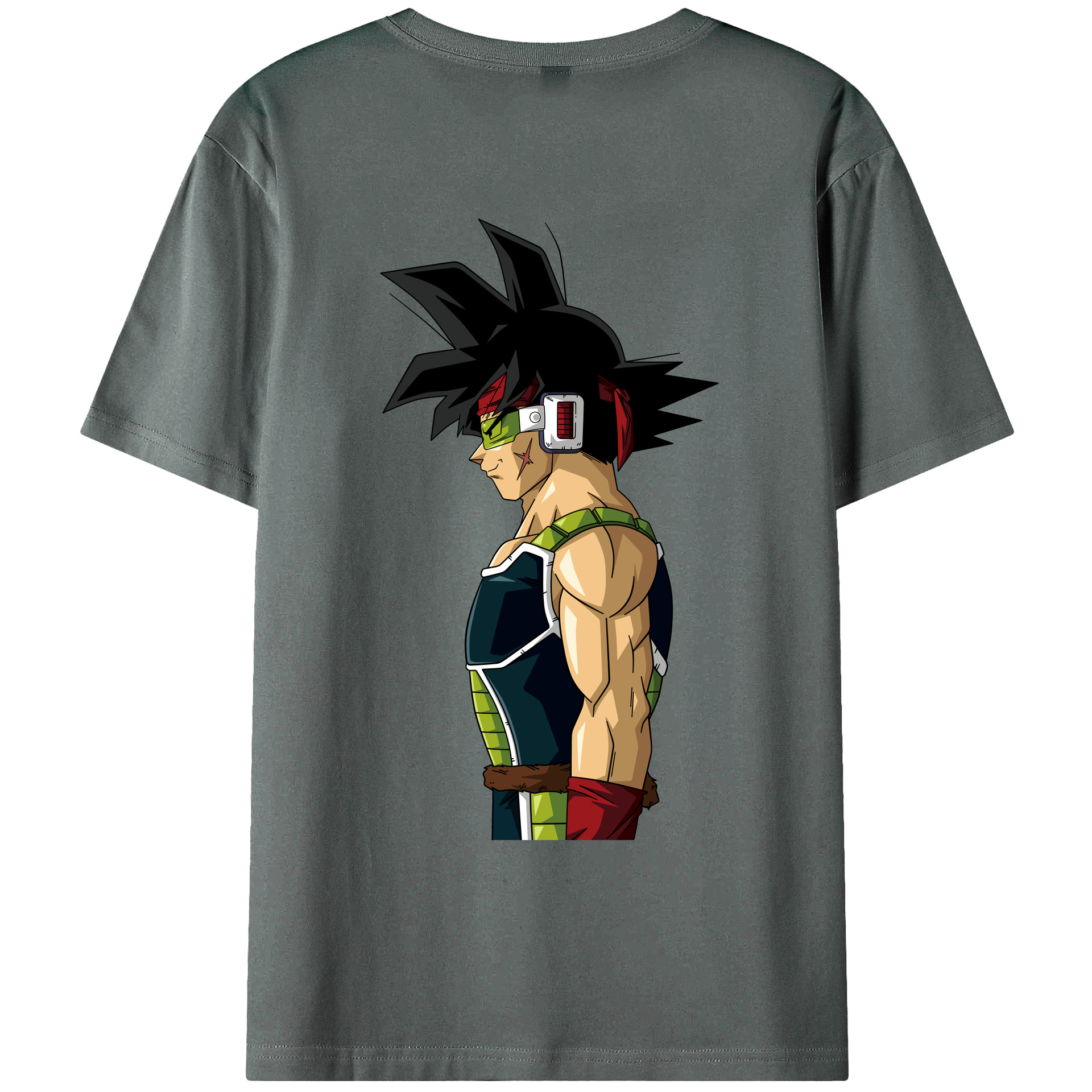 （画像用） ドラゴンボール バーダック DRAGON BALL Burdock 綿100％ メンズ半袖Tシャツ（バックプリント） 通気性